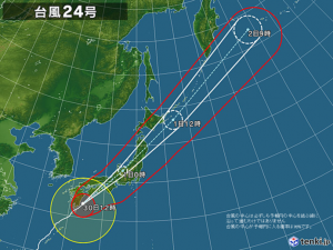 台風24号