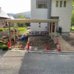 折板カーポート～現場だより～