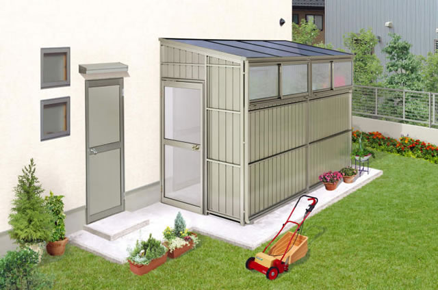 多目的に使えるストックヤード