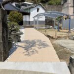 雑草対策を兼ねたお庭リフォーム工事