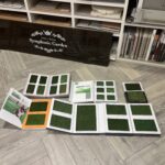 ドッグラン・ヤシの木を施工します